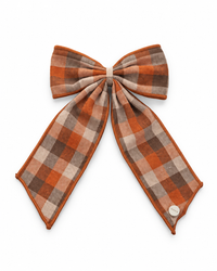 Checked Bow Clip