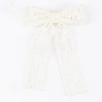 Elegant Lace Bow Clip
