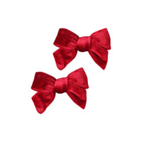 Hadas 2 PK Velvet Mini Bows