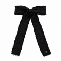 Nana Fringe Ribbon Bow Clip