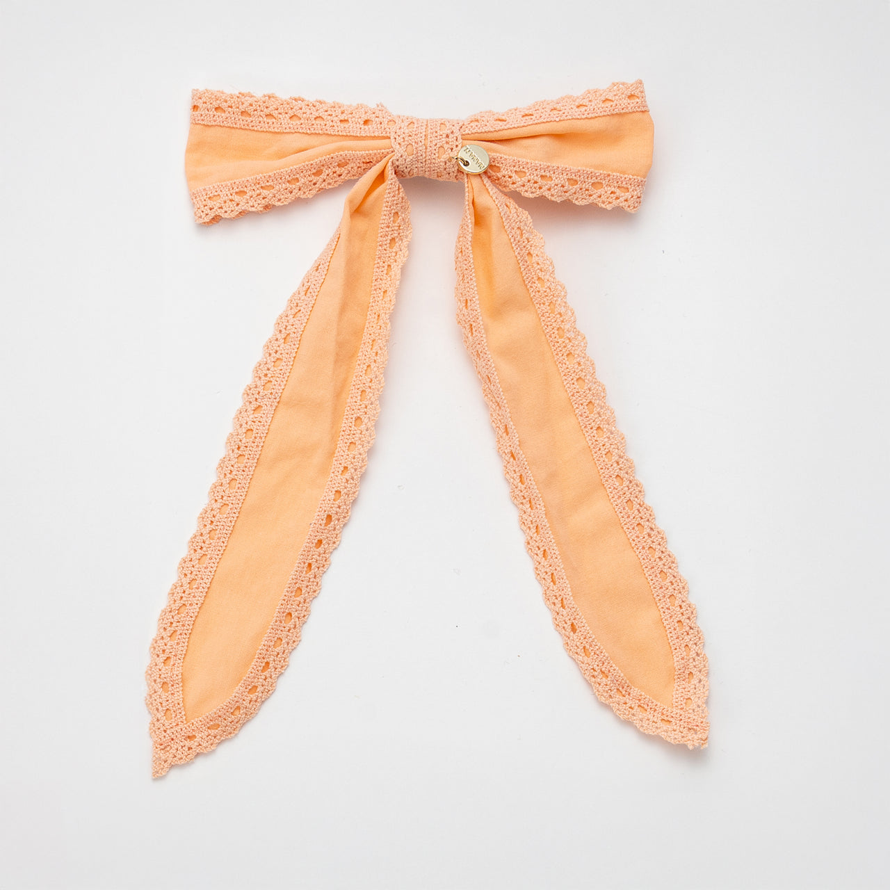 Nana Lace Edge Bow Clip