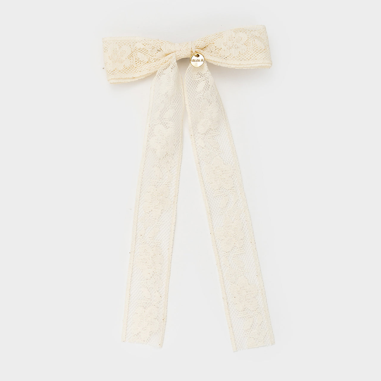 Nana Long Lace Bow Clip