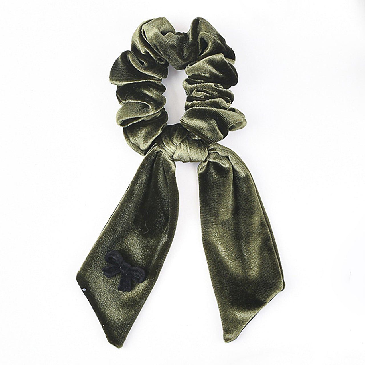 Velour Bow Scrunchie