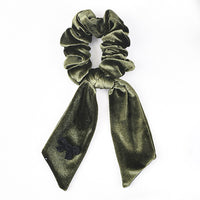 Velour Bow Scrunchie