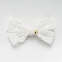 Nana Lace Ribbon Bow Clip