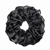 Nana Printed Mesh Scrunchie