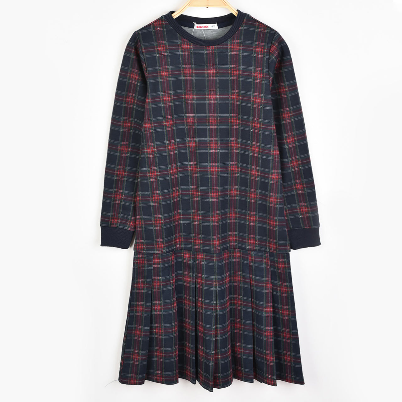 Checkered Print Dress