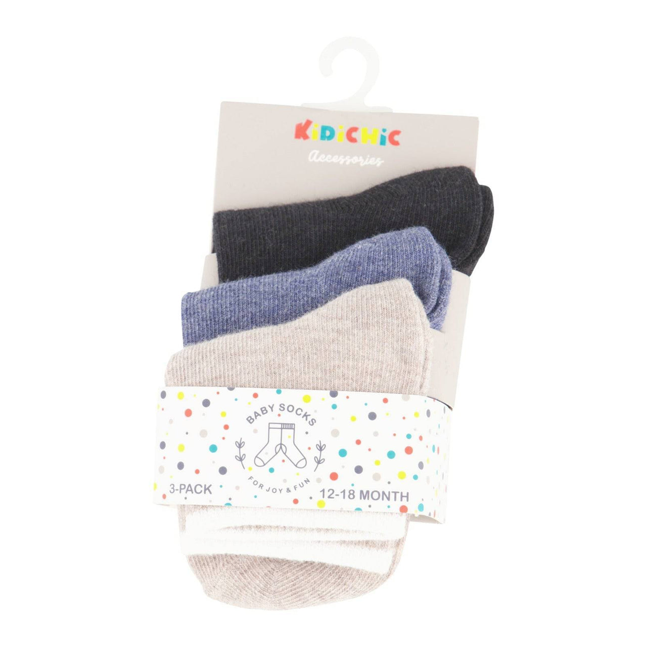 3 Baby Socks - Kidichic