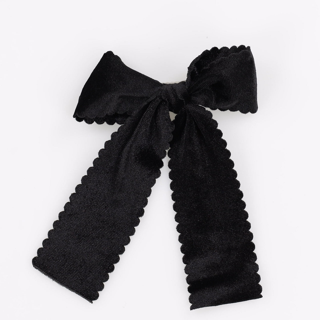 Velvet Bow Clip