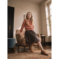 Hadas EMB Pleated Skirt