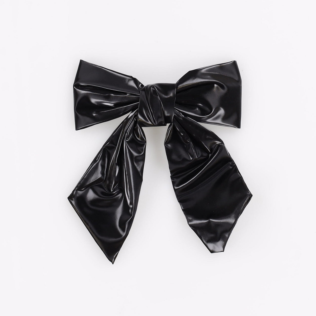 Leather Bow Clip