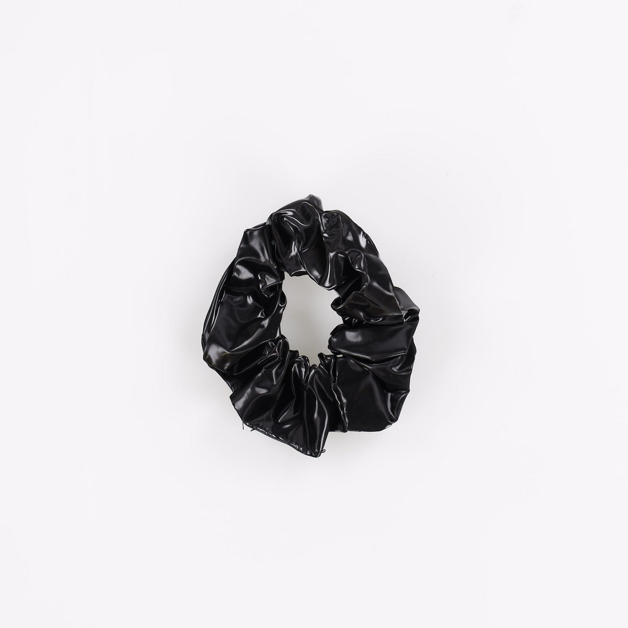 Leather Scrunchie