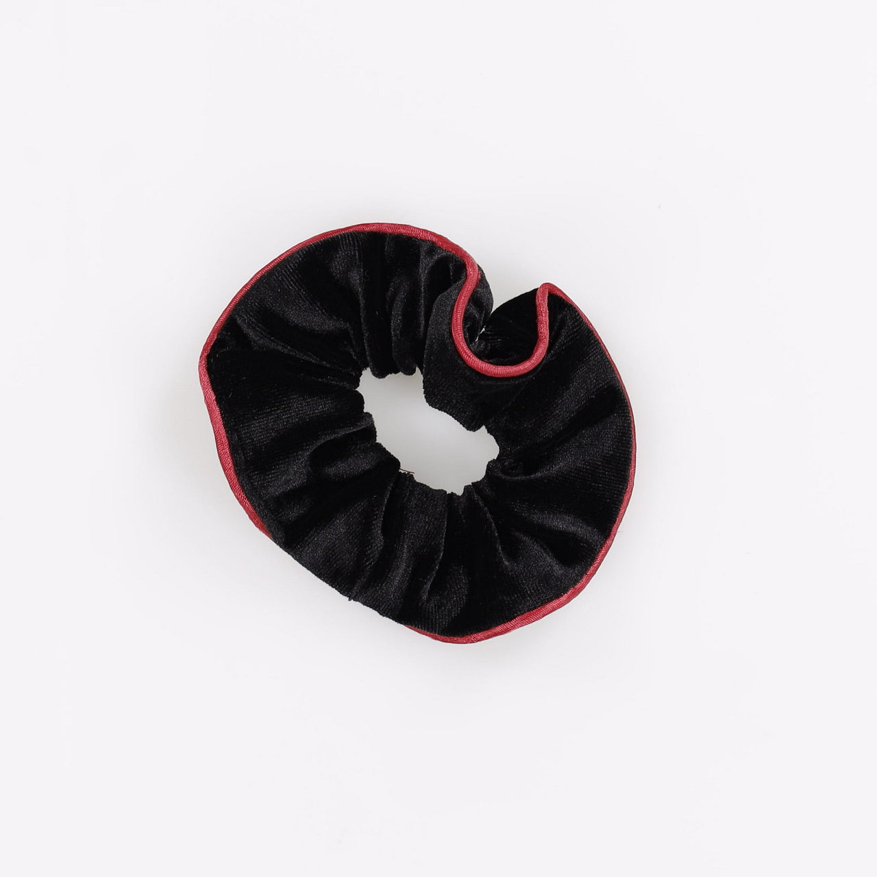 Velvet Piping Scrunchie