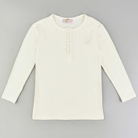3/4 Sleeve Basic Rib Shirt - Kidichic