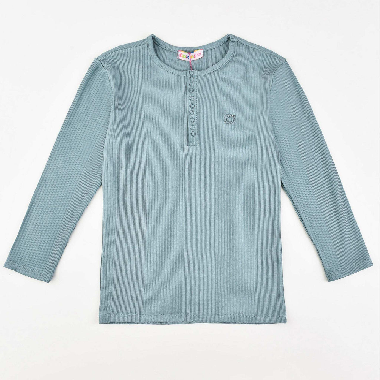3/4 Sleeve Basic Rib Shirt - Kidichic