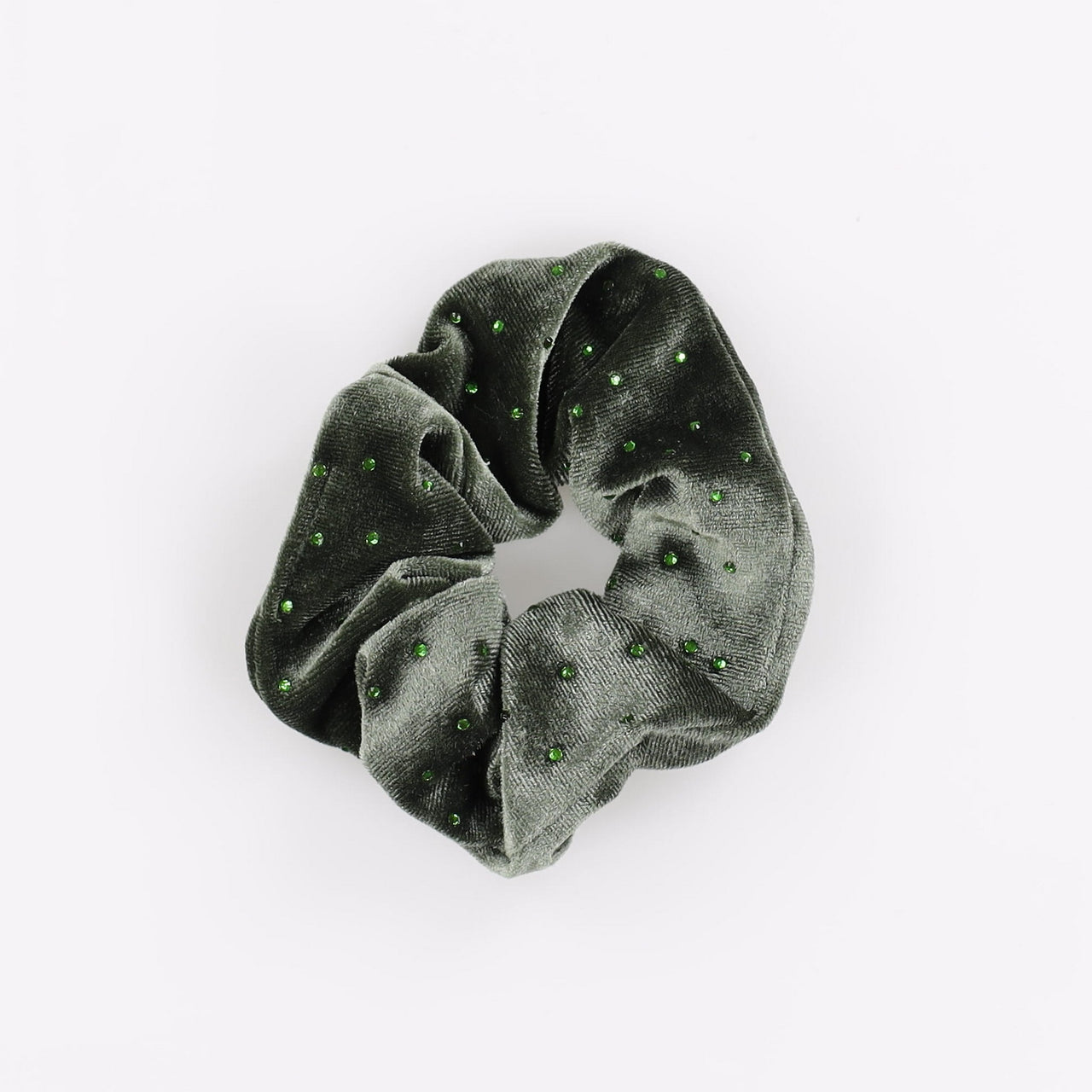 Velvet Zircon Scrunchie