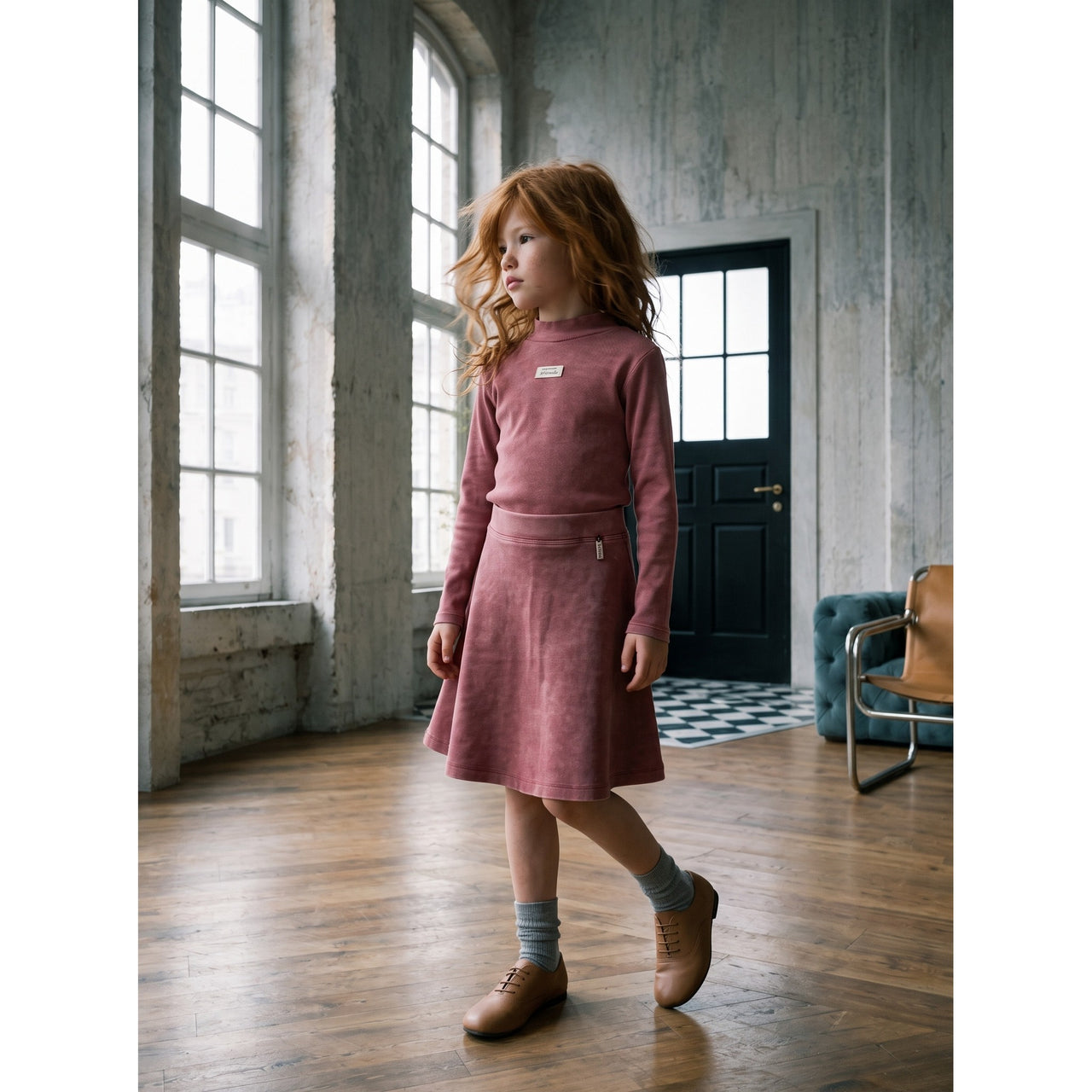 Hadas Rib Wash Mockneck