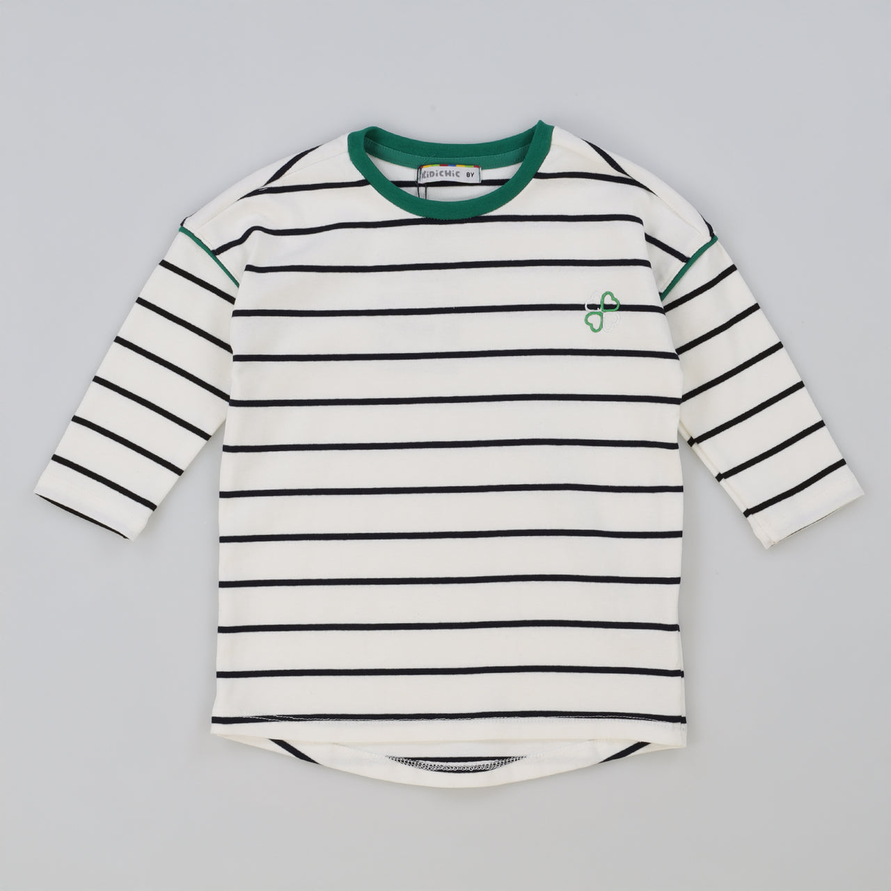Girls Striped Rib Shirt