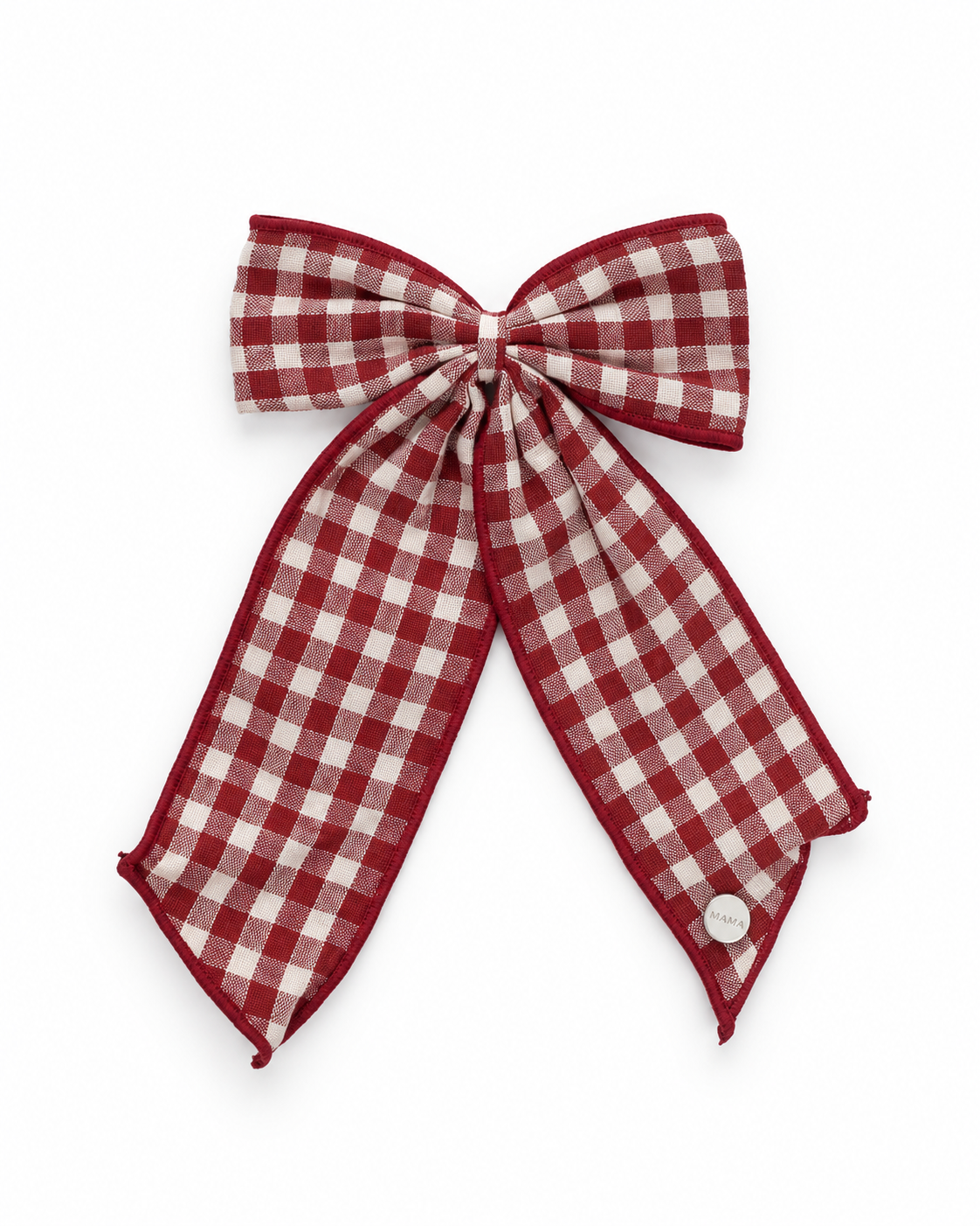 Checked Bow Clip