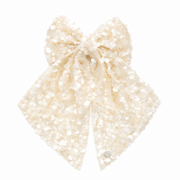 Sequin Bow Clip