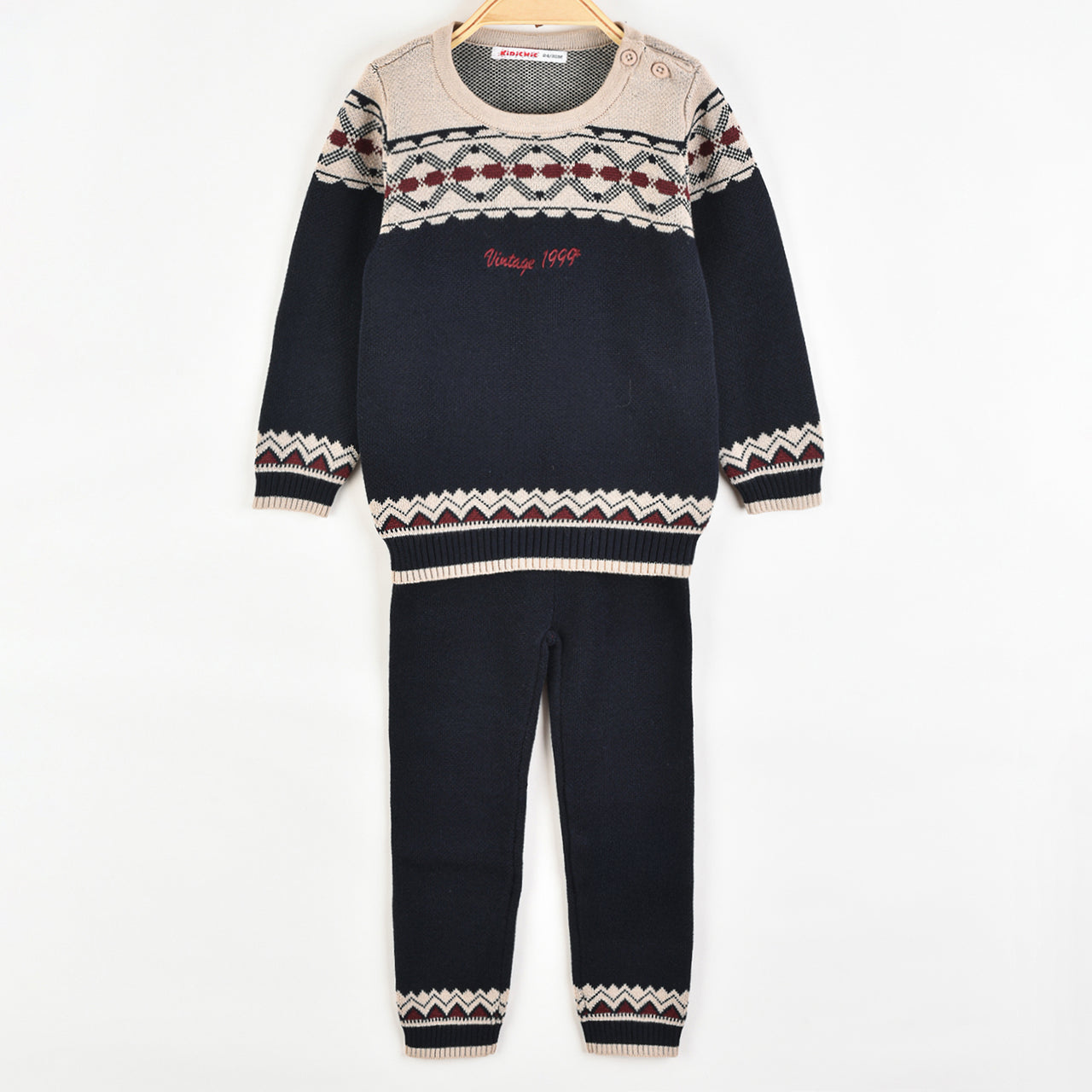 Jacquard Knit Set