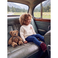 Melange Teddy Check Sweatshirt
