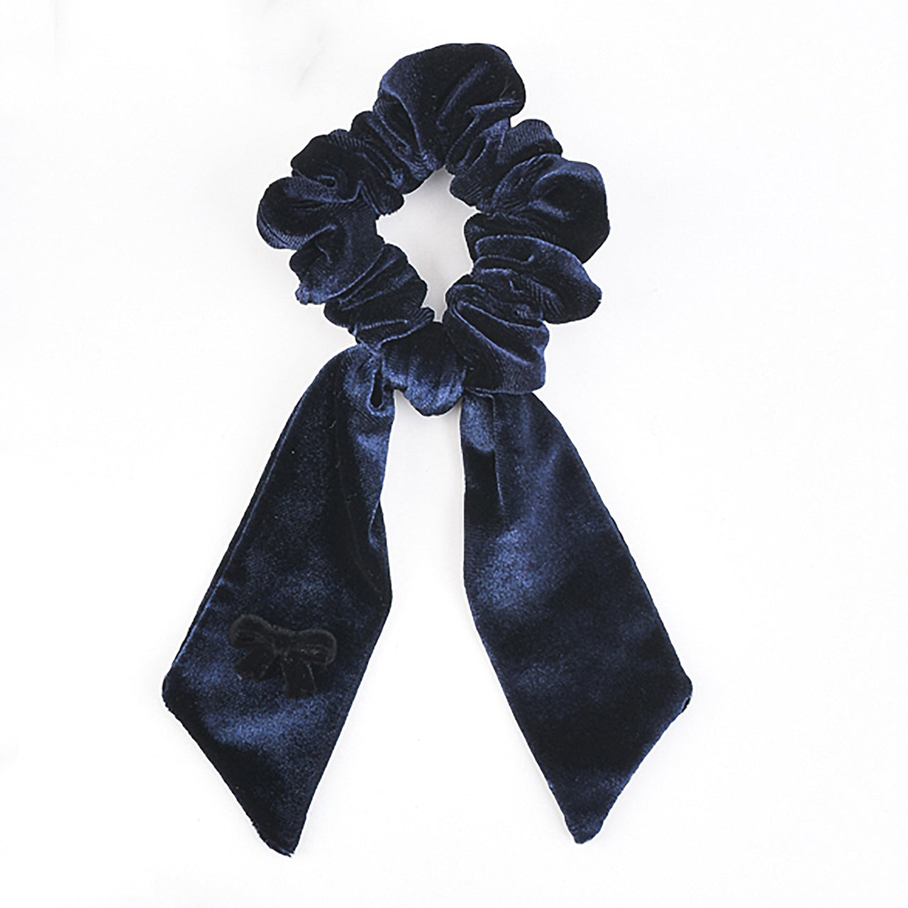 Velour Bow Scrunchie