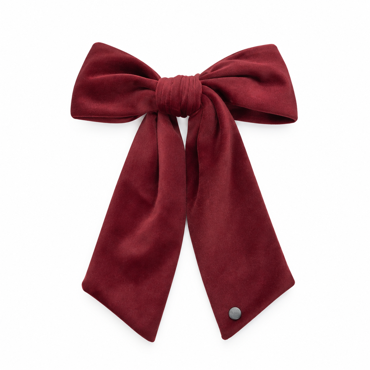 Velvet Bow Clip