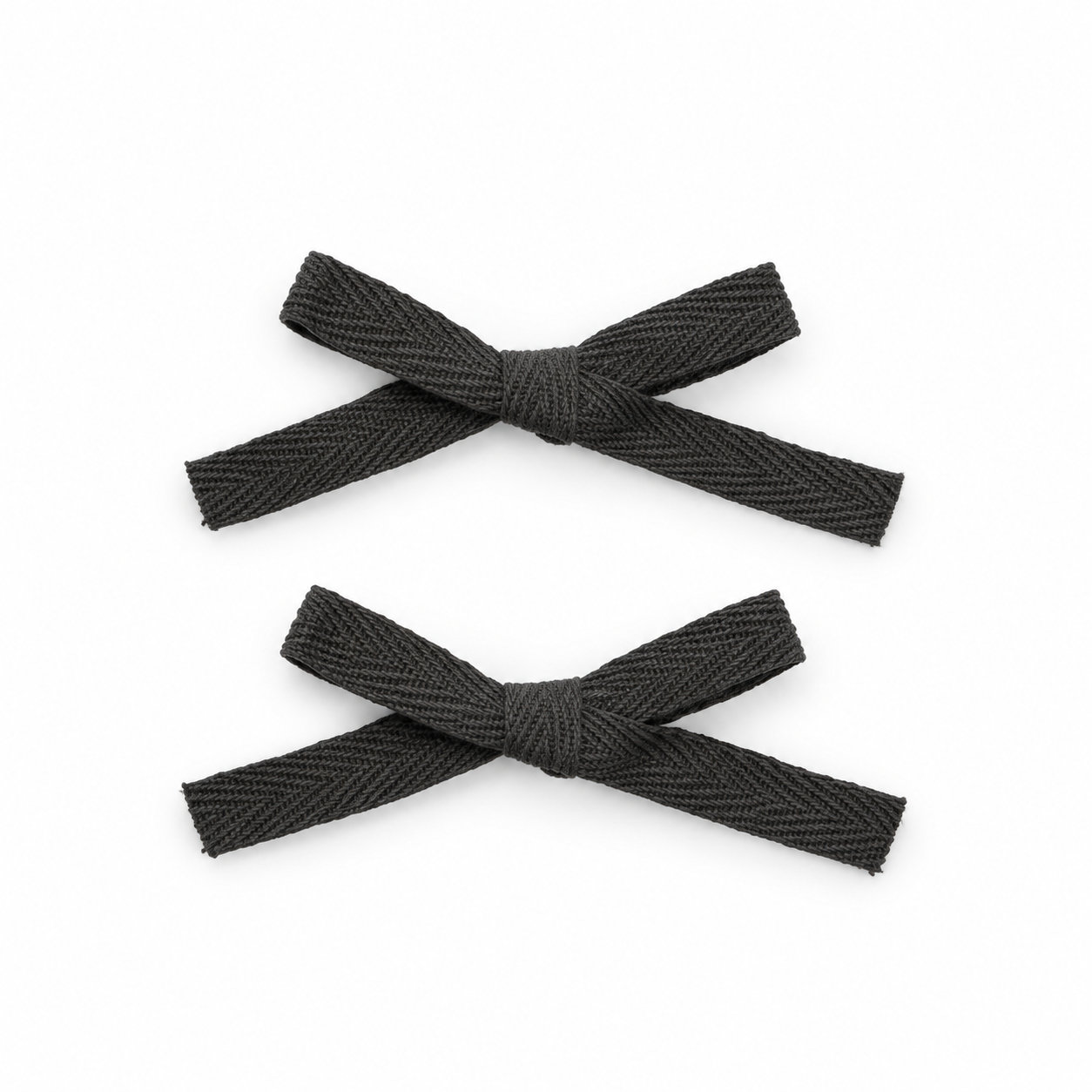 2 PK Woven Ribbon Bow Clip