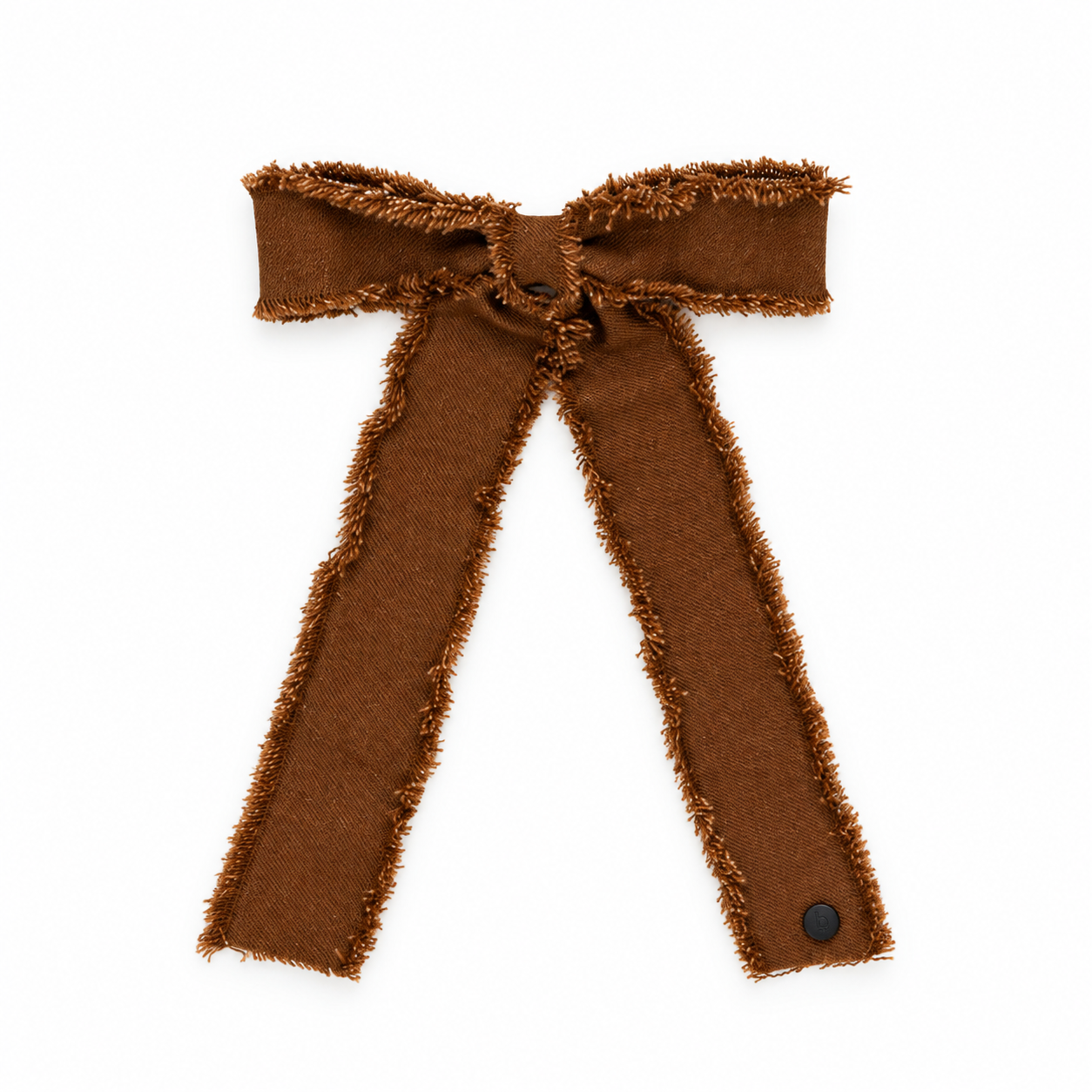 Nana Fringe Ribbon Bow Clip