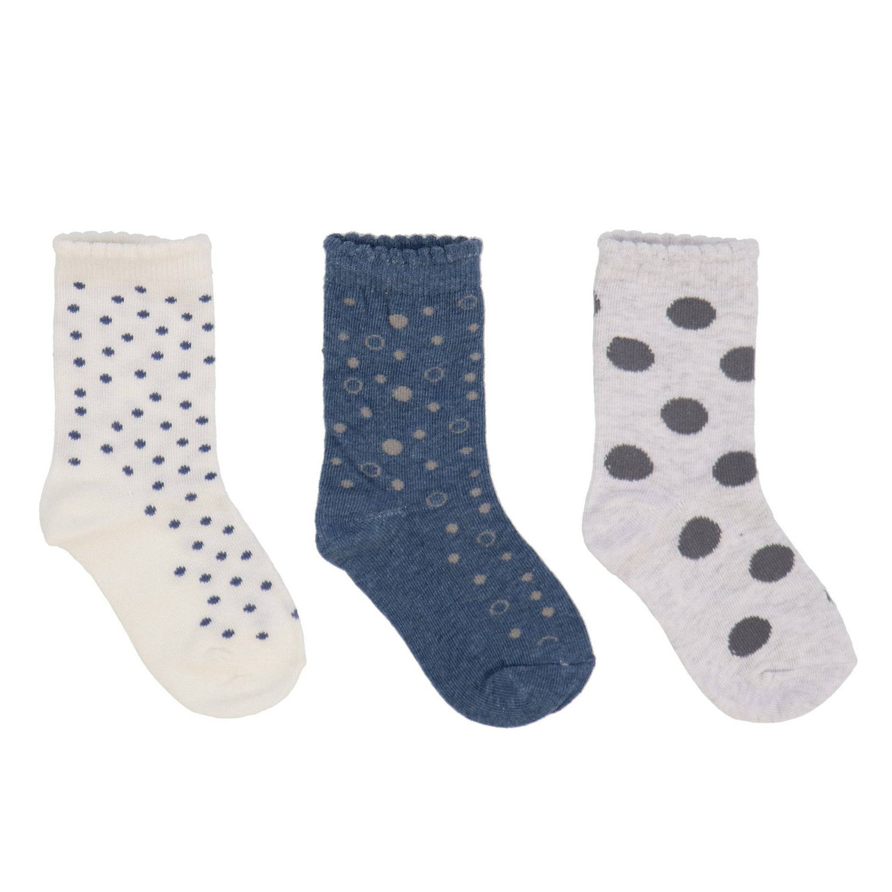 3Pk of Baby Dots Sock - Kidichic