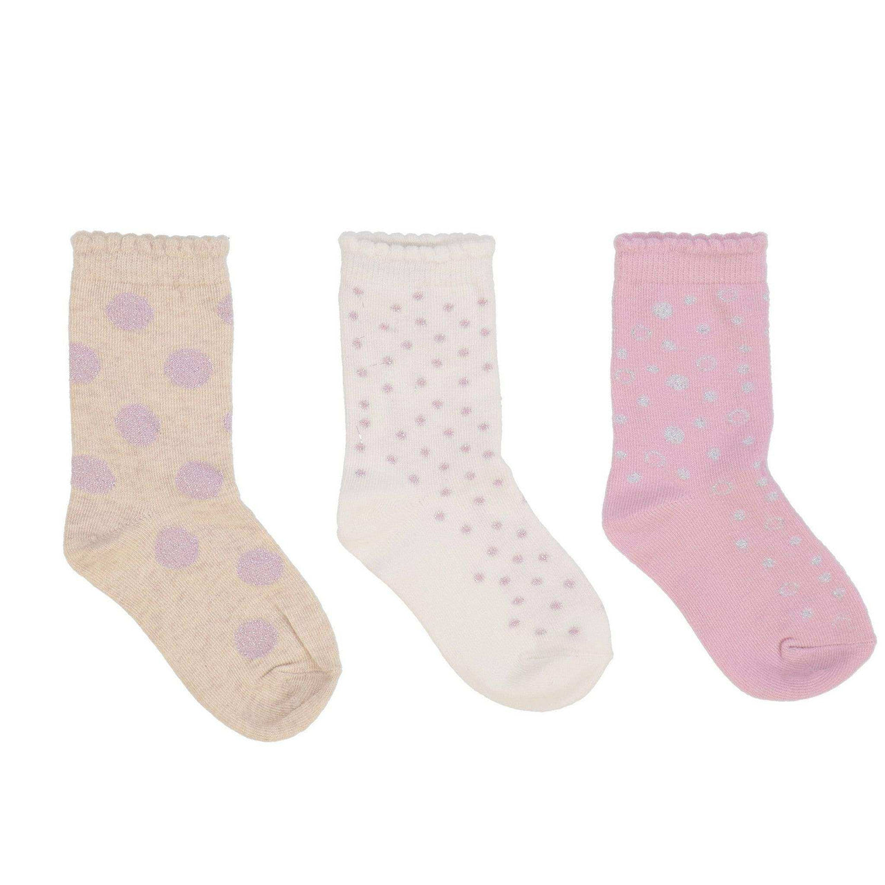 3Pk of Baby Dots Sock - Kidichic