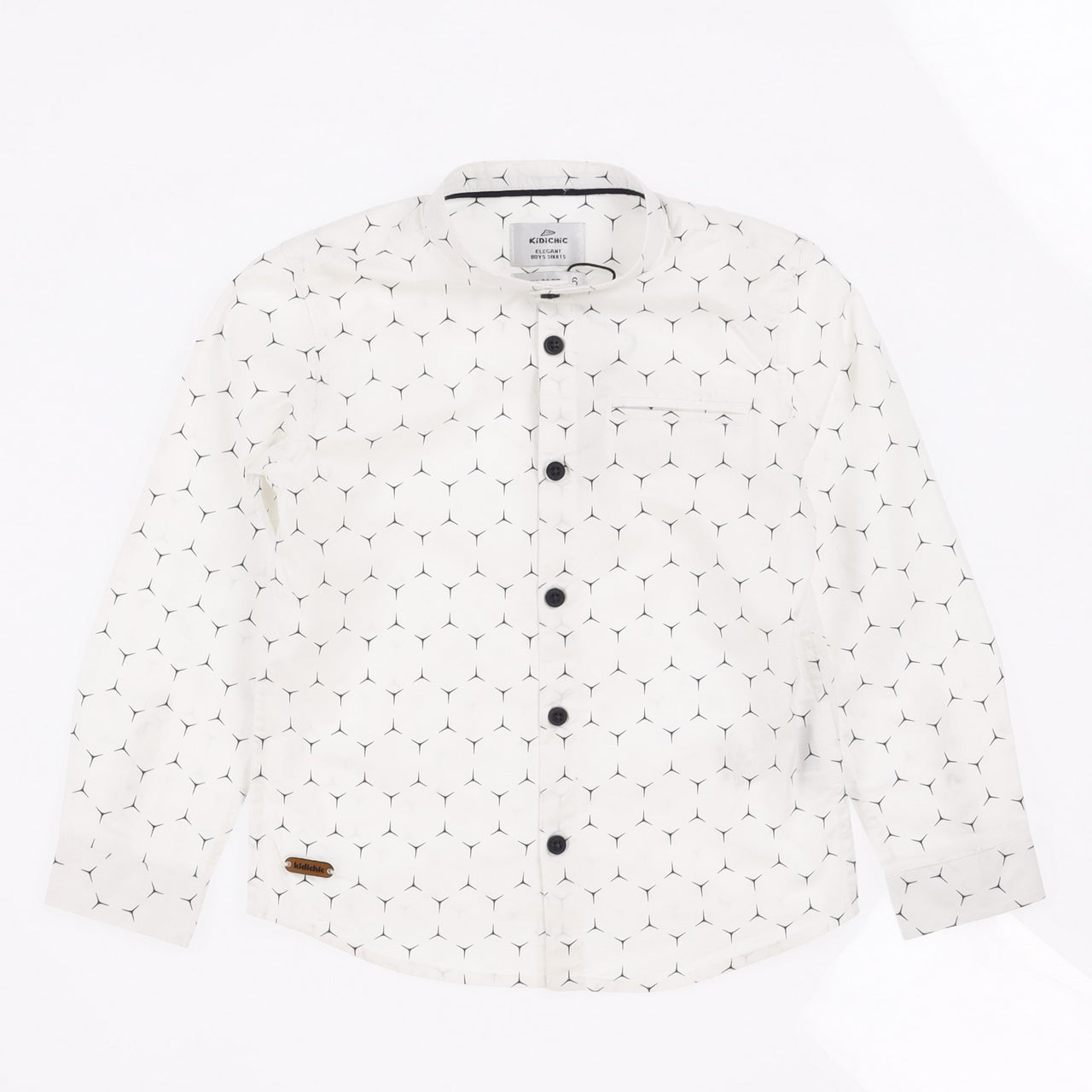 Button Down Print Shirt