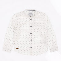 Button Down Print Shirt