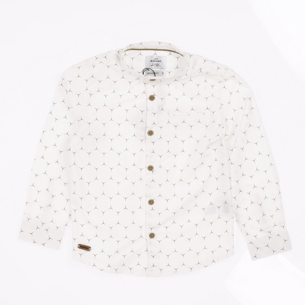 Button Down Print Shirt