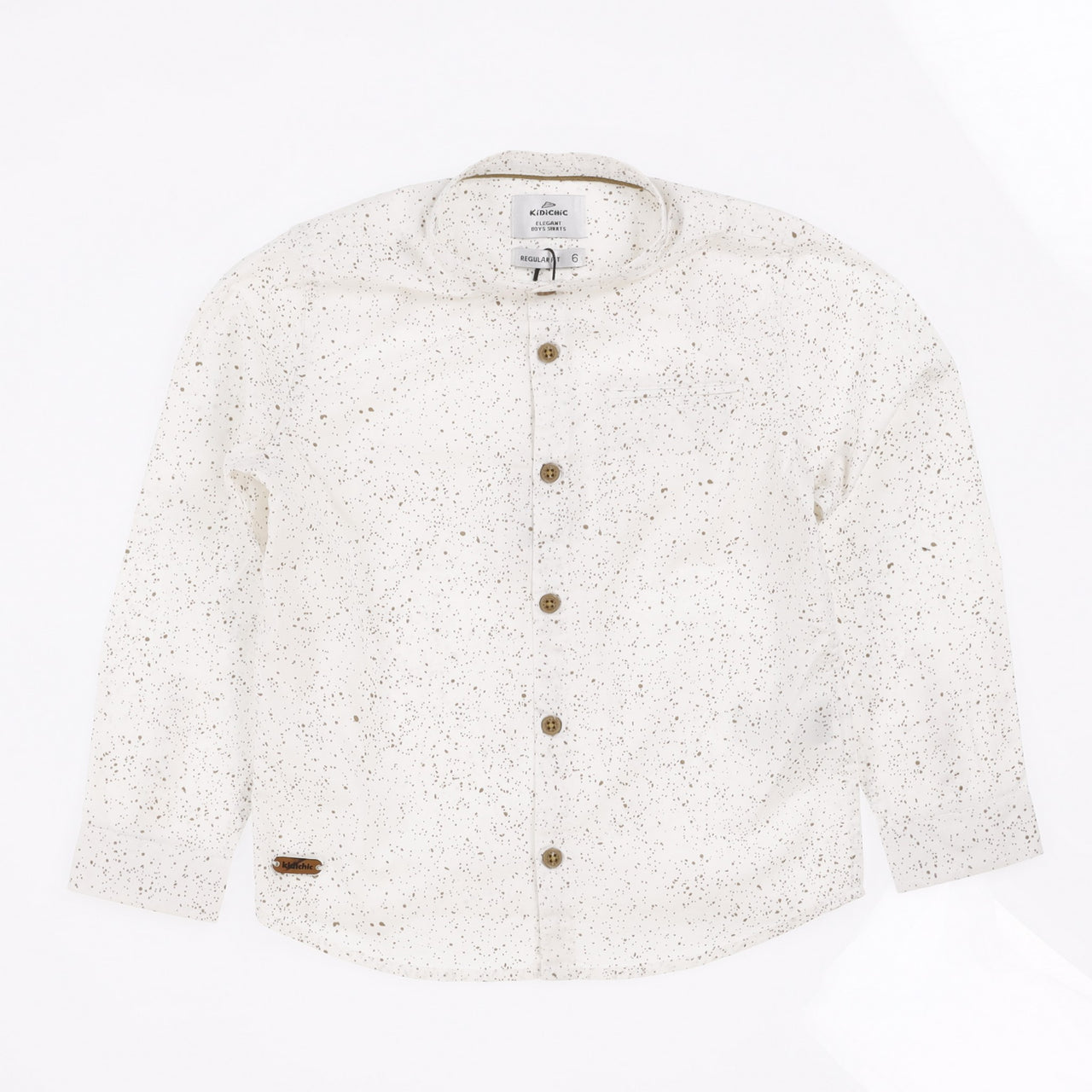 Button Down Print Shirt