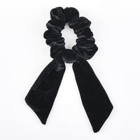 Velour Bow Scrunchie