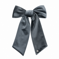 Velvet Bow Clip