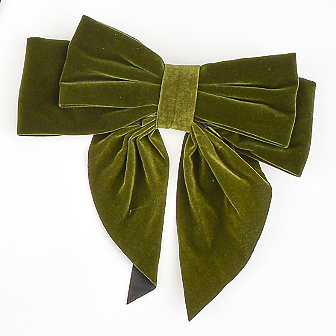 Velvet Bow Clip