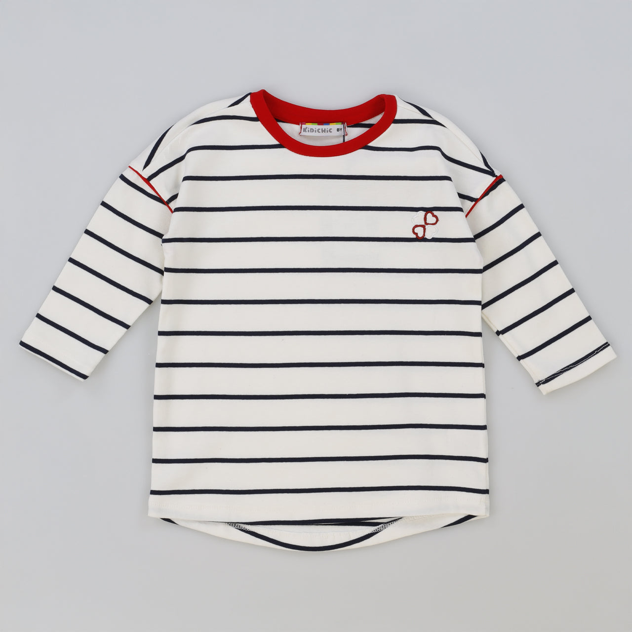 Girls Striped Rib Shirt