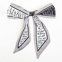 Satin Long Bow Clip