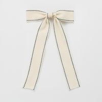 Nana Canvas Long Bow Ribbon Clip