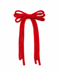 Velvet Corded Bow Clip
