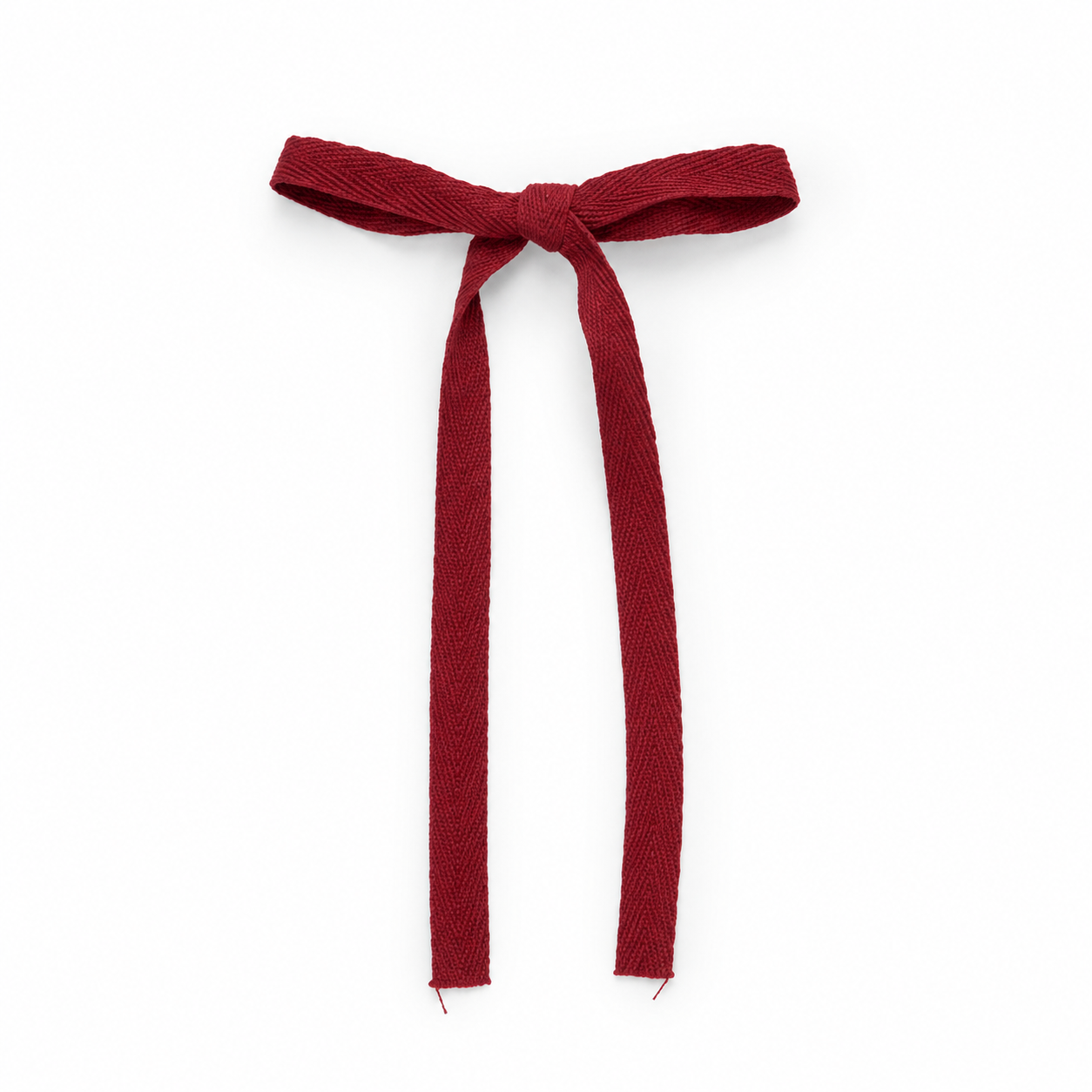 Woven Ribbon Bow Hair Tie
