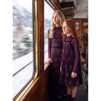 Melange Printed Pleated Jumper