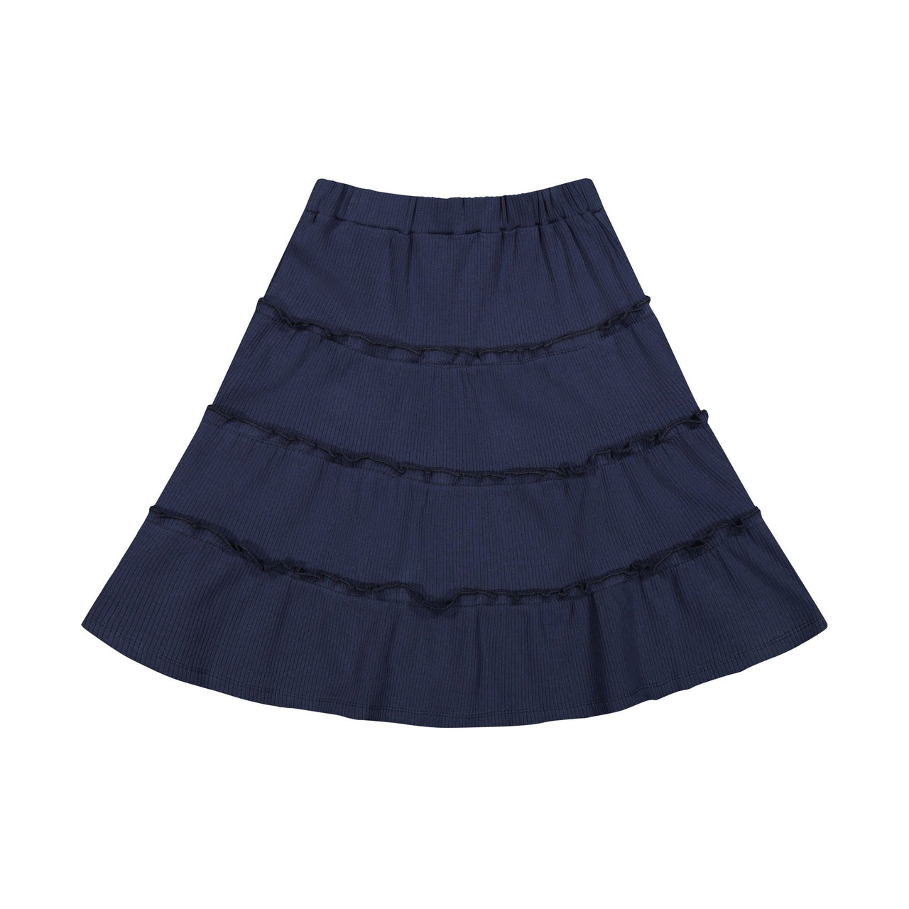Ribbed Layered Skirt
