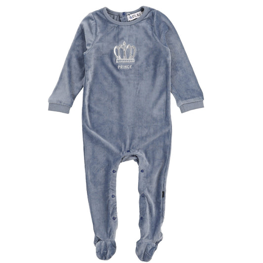 Velvet Crown PJ Footie