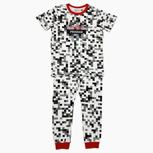 Pixel Print SS Pajamas