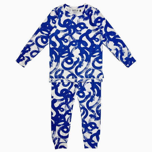 Tangle Print LS Pajamas