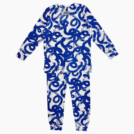 Tangle Print LS Pajamas